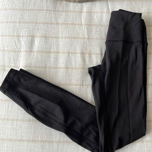 Lululemon Wunder train black leggings